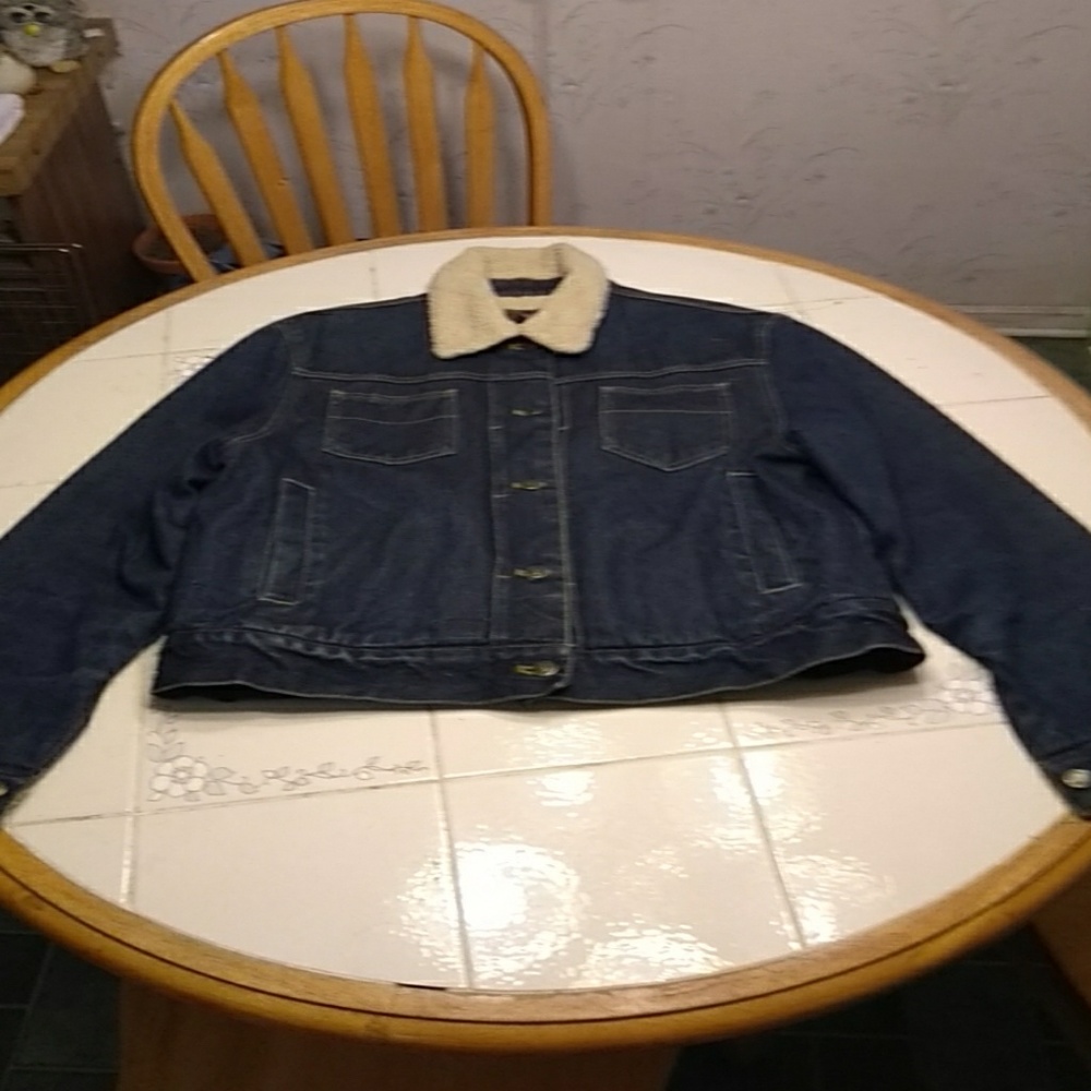 Lined denim jacket XL by Xtream Air Blues